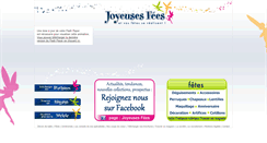 Desktop Screenshot of joyeusesfees.fr