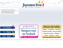 Tablet Screenshot of joyeusesfees.fr